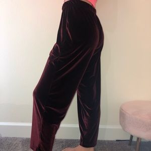 Pants - Purple velvet pants Pants - Purple velvet pants